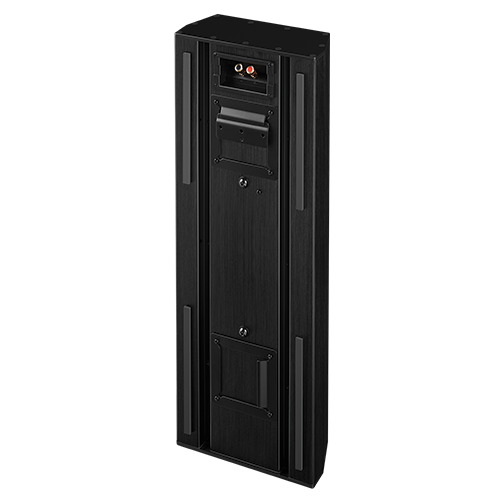 Molded baffle with integrated aluminum enclosure and isolation mounting system